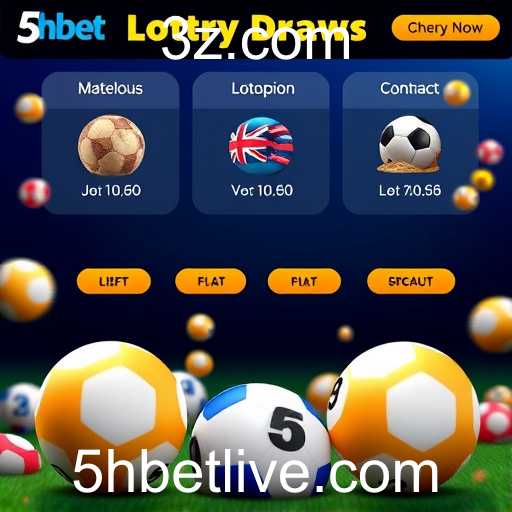 Experiência Emocionante com Lottery Draws no 5hbet